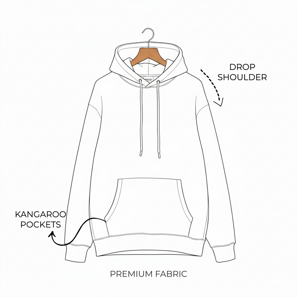 Customized Pet ESTD Embroidered Oversized Hoodie – The Perfect Gift for Pet Lovers