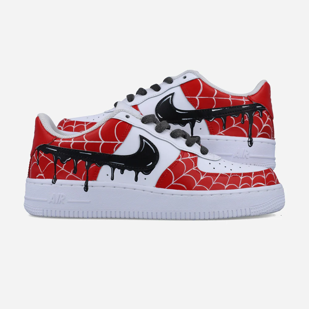 Air Force 1 Red Spider Web